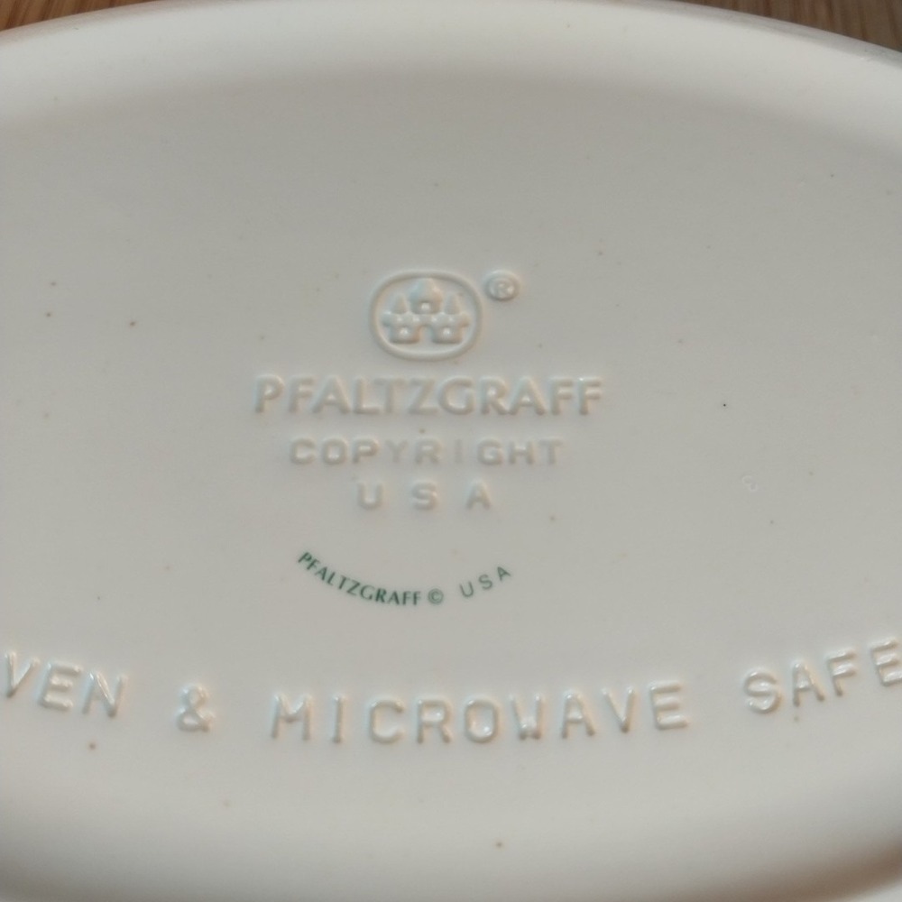 Pfaltzgraff Naturewood AuGratin Dish, US Made, limited production - 11-1/2" EC - Picture 2 of 9